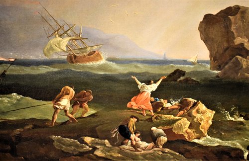 Naufrage sur la falaise